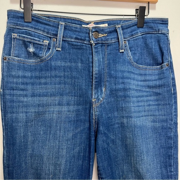 Levi's High Rise Skinny Jeans Distressed Size 31 - Picture 3 of 13